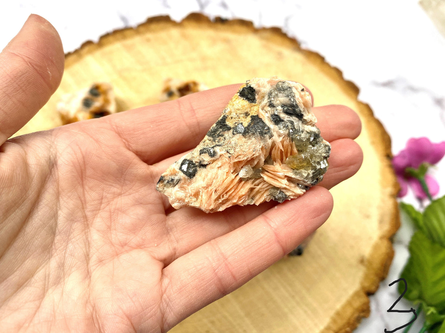 Raw Cerussite on Barite Cluster - Cerussite with Galena on Barite