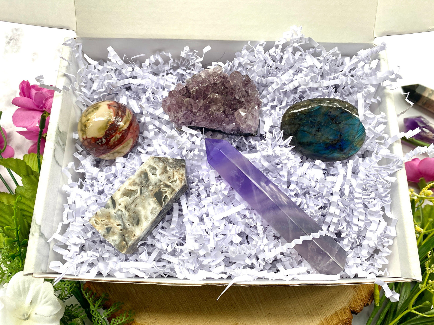 Crystal Mystery Box Medium - 4 to 5 High-Quality Natural Crystals