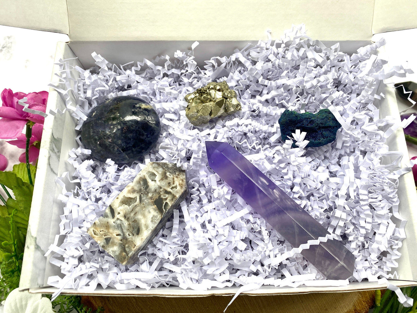 Crystal Mystery Box Medium - 4 to 5 High-Quality Natural Crystals