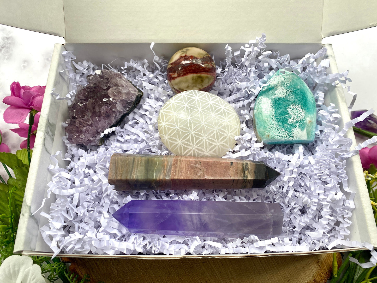 Crystal Mystery Box Large - 6+ High-Quality Natural Crystals or 2-3 Large