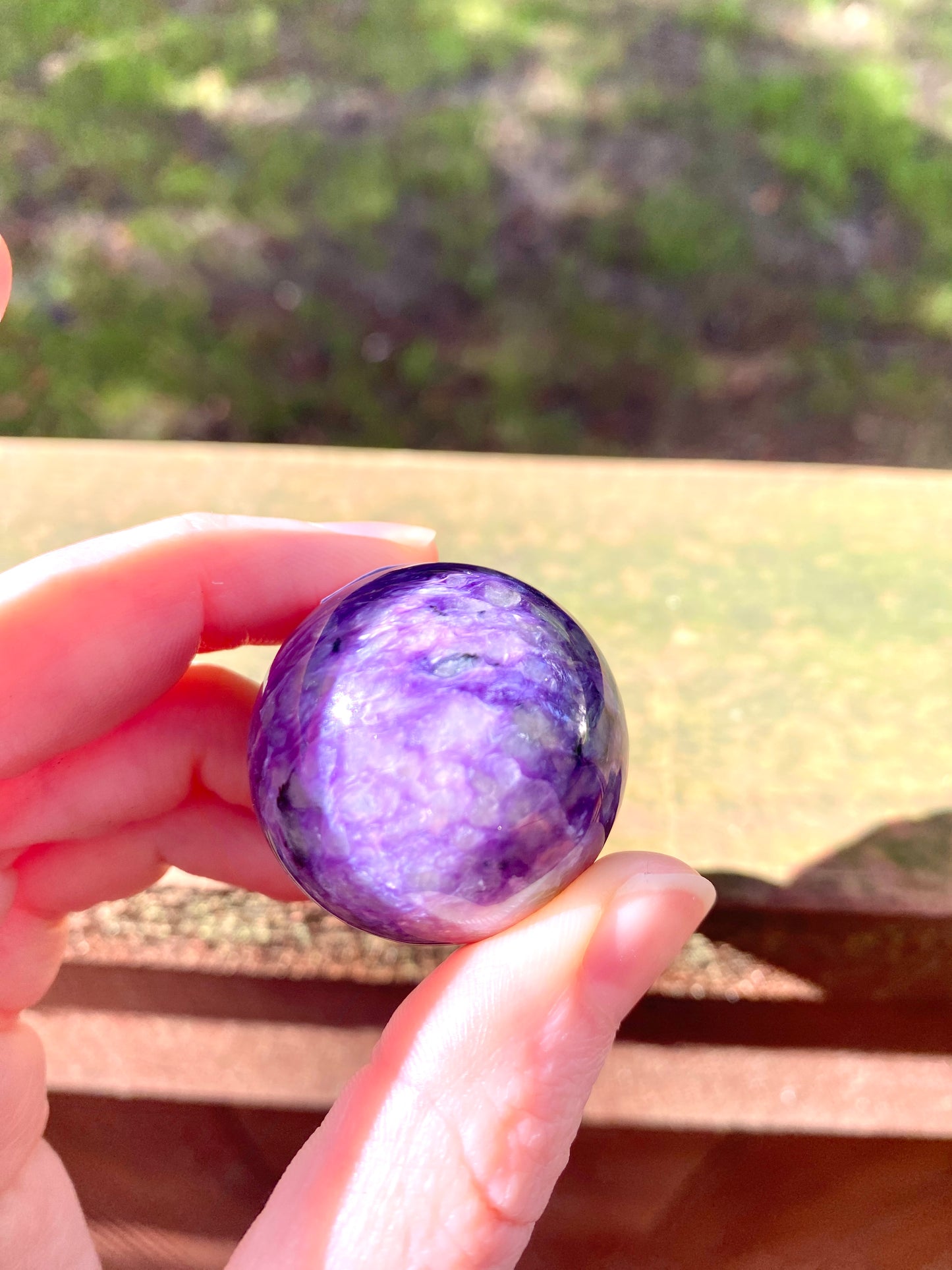 Charoite Sphere - Crystal Ball 32mm