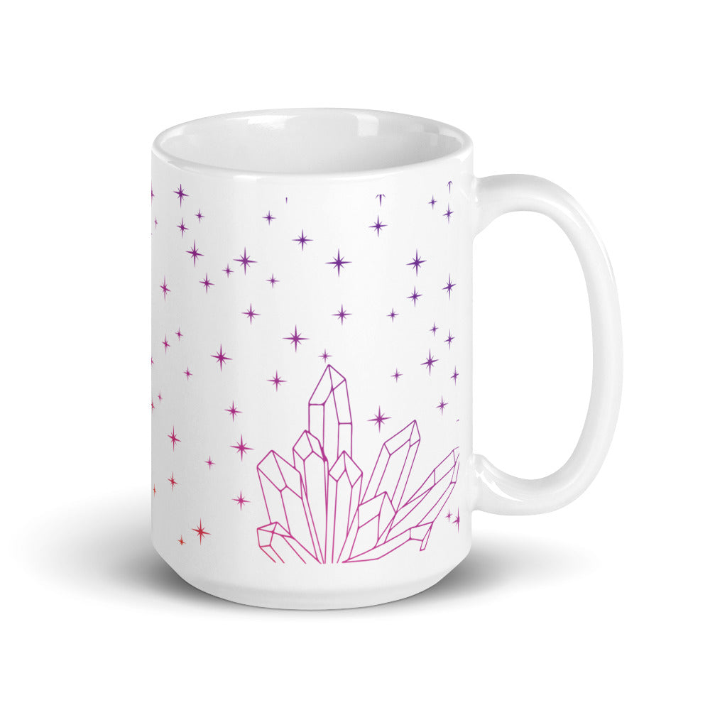 May The Quartz Be With You Coffee Mug - Crystal Coffee Mug 15oz